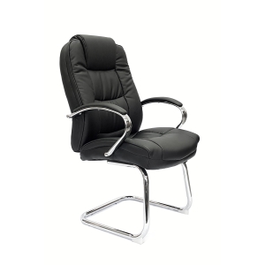 RT-361BS Кресло для посетителей искусственная кожа, черный