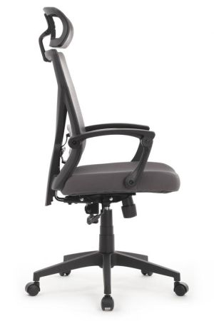 Кресло Оливер RCH W-203AC Черный пластик/Серый
