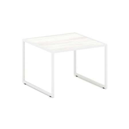 Столик малый NLT.SM Снежная Патина/Металл Белый 600*600*430