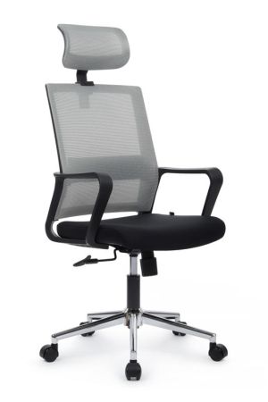 Кресло Минт RCH M1029HBE Серый/Черный