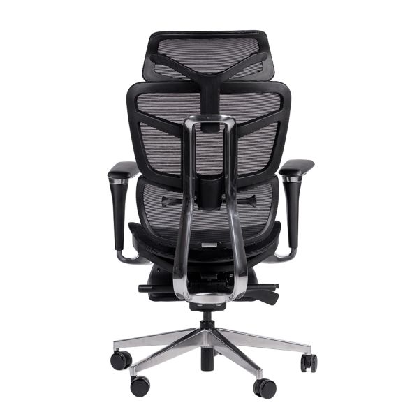 Офисное кресло Healthy Chair с подножкой черное