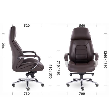 КРЕСЛО EPIK A-181-G КОЖА
