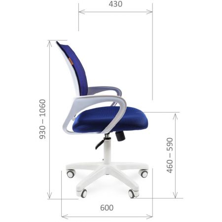 КРЕСЛО CHAIRMAN 696 WHITE